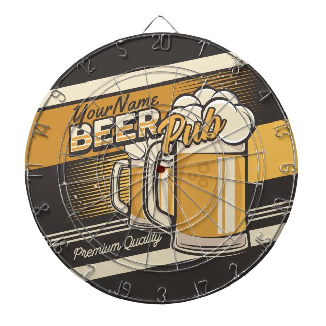 Personlig Premium Kall Beer Mugg Pub Pub Darttavla (Framsidan)