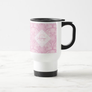 Personlig Preppy in Rosa Mandala Art Deco Resemugg