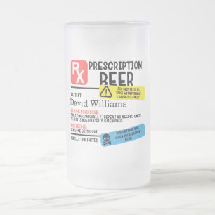 Personlig Prescription Beer Mugg