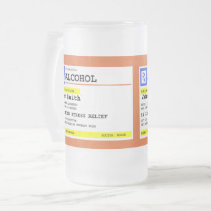 Personlig Prescrition Humoral alkohol  Frostat Ölglas