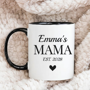 Personlig present i form av mugg till mammor och p