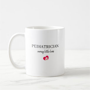 Personlig present till barnläkare som vårdar små l kaffemugg