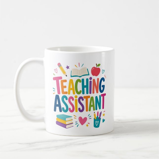 Personlig present till lärarassistent kaffemugg (Vänster)