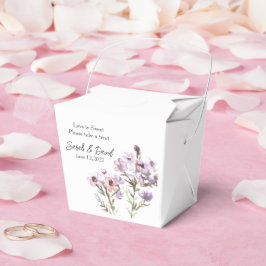 Personlig presentförpackning - Elegant Lila Blommi Presentaskar