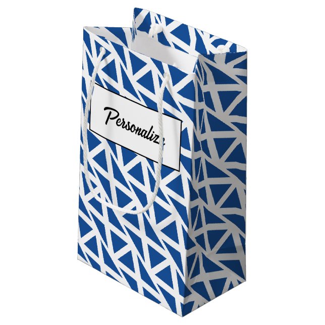 Personlig presentsäckar med Scottish land flagga (Baksidan Vinklad)