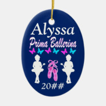 PERSONLIG PRIMA BALLERINA ORNAMENT