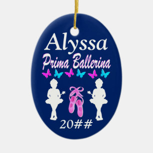 PERSONLIG PRIMA BALLERINA ORNAMENT
