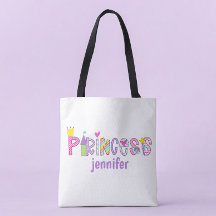 Personlig Princess Alphabet Bright Colorful