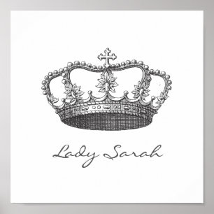 Personlig Princess Krona Poster