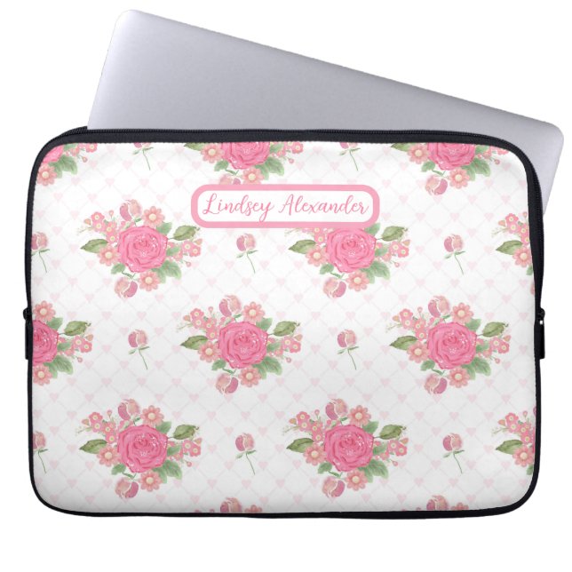 Personlig Princess Laptop Fodral (Framsidan)