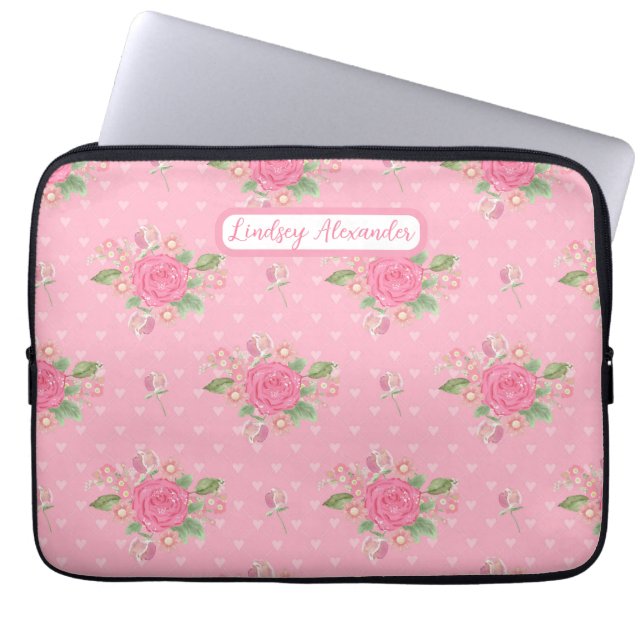 Personlig Princess Laptop Fodral (Framsidan)