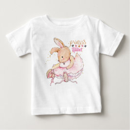Personlig Princess Lilibet Ballerina Rabbit T Shirt