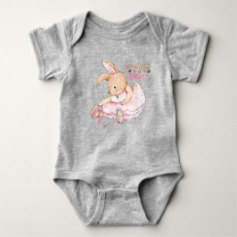 Personlig Princess Lilibet Ballerina Rabbit T Shirt