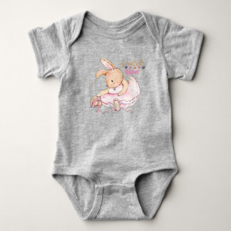 Personlig Princess Lilibet Ballerina Rabbit T Shirt
