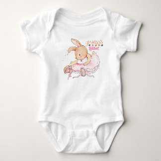 Personlig Princess Lilibet Ballerina Rabbit T Shirt