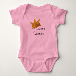 Personlig Princess Shirt - Baby First Tee