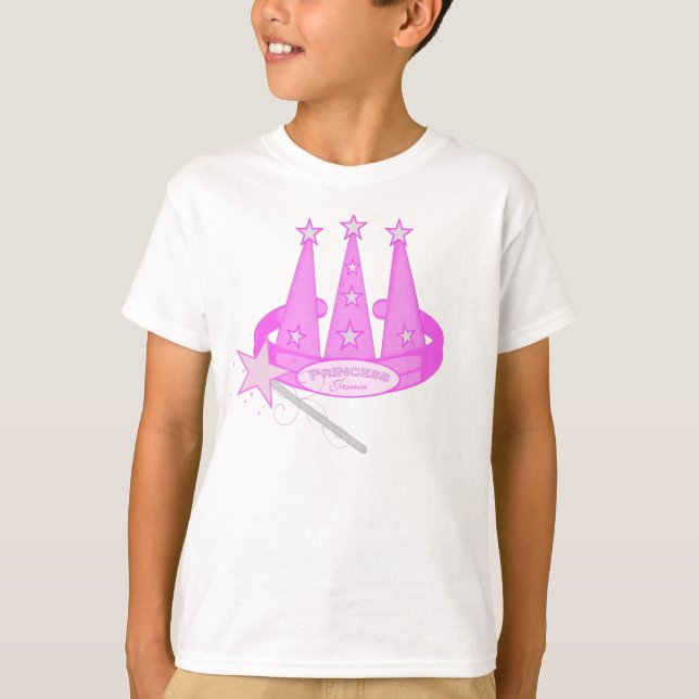 Personlig: Princess Shirt T-shirt (Framsida)