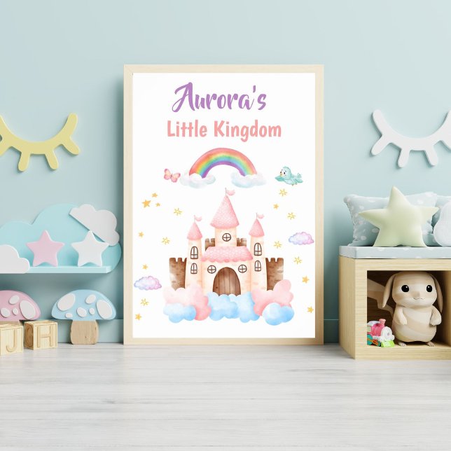Personlig Prinsesslott Barnkammare  Poster (Skapare uppladdad)