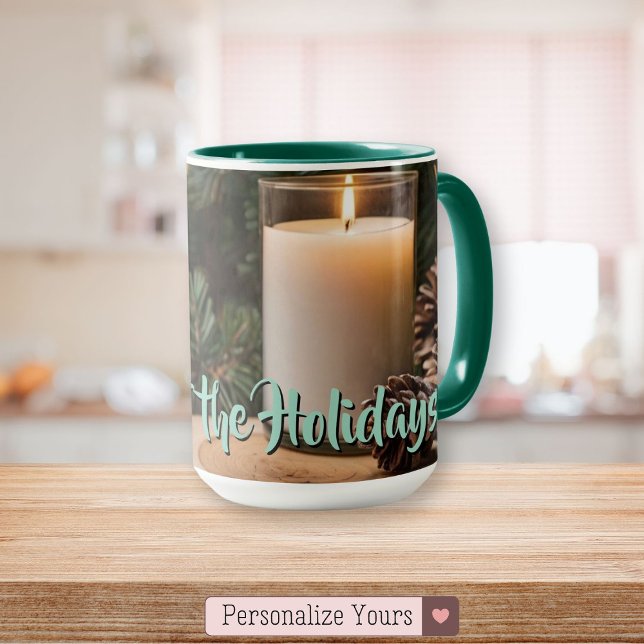 Personlig Procent av Helgdagarna Mugg (Personalized Scent of the Holidays Mug)