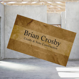 Personlig Professionell Brown Namn Visitkort