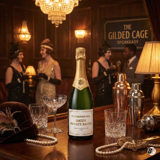 Personlig Prohibitions-era Speakeasy Privat Bar
