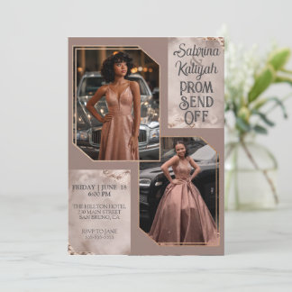 Personlig Prom-sändning Skicka par-foto från Stude Inbjudningar