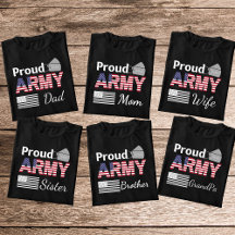 Personlig Proud Army-familjen Pappa