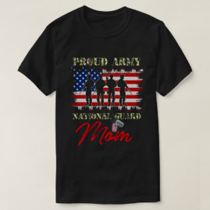 PERSONLIG Proud Army National Guard Mamma T Shirt