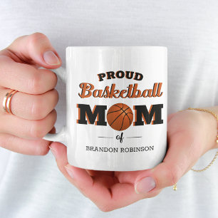 Personlig Proud Basketball Mamma Kaffemugg