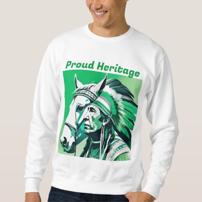Personlig Proud Heritage Manar Basic Sweatshirt (Framsida)