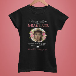 Personlig Proud Mamma från 2025 Student T-Shirt