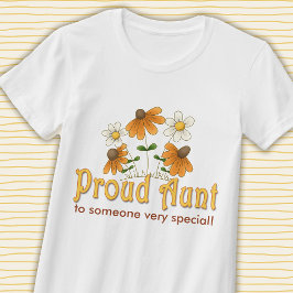 Personlig Proud Moster Orange Flowers T-shirt