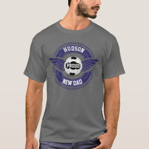 Personlig Proud New Pappa Ocer Tema T Shirt