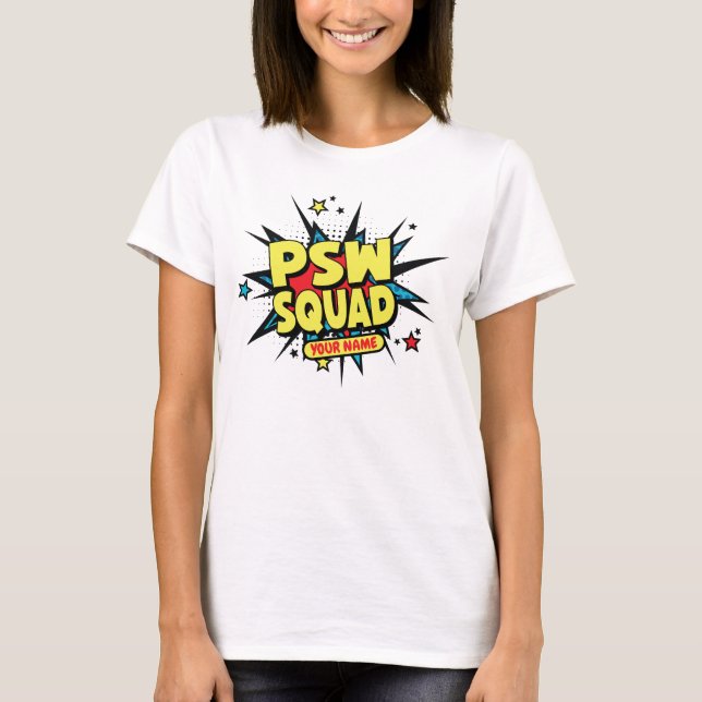 Personlig PSW-styrka! T Shirt (Framsida)