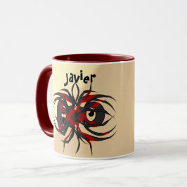 Personlig Psychedelic Arachnid of Despair Mugg