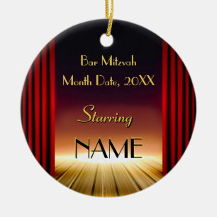 Personlig Pub Mitzvah Dance Golv Giveaways Julgransprydnad Keramik