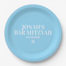 Personlig Pub Mitzvah Papper Plate