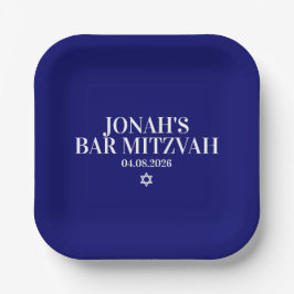 Personlig Pub Mitzvah Papper Plate
