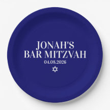 Personlig Pub Mitzvah Papper Plate