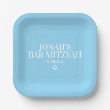 Personlig Pub Mitzvah Papper Plate