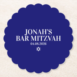 Personlig Pub Mitzvah Underlägg Papper