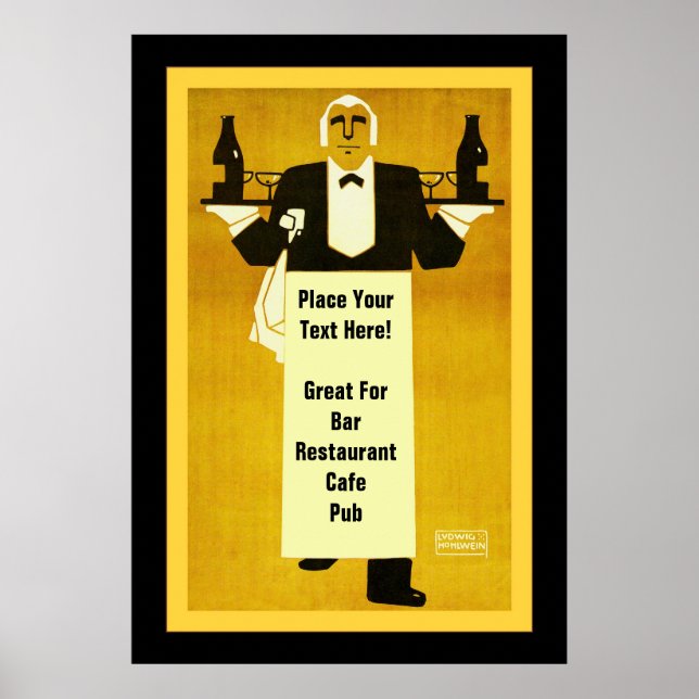 Personlig Pub/Restaurant Poster (Framsidan)