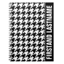 Personlig Pub Tab Black Houndstooth