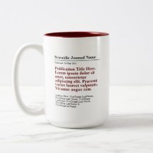 Personlig Publication Two-Tone 15oz Mugg - Red