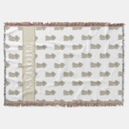 Personlig Pudel (Grått Silver) Filt