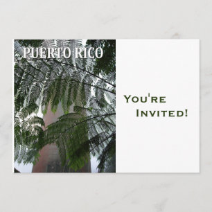 Personlig Puerto Rico Avskedsparty Inbjudningar