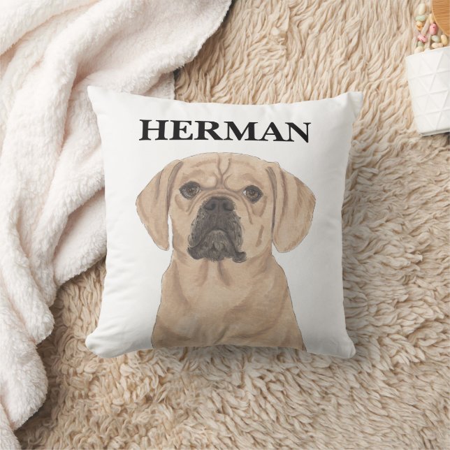 Personlig Puggle Reversible Kudde (Filt)