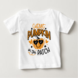 Personlig Pumpkin Baby T-Shirt