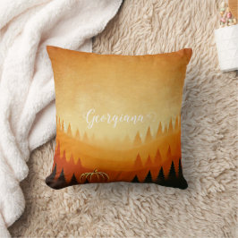 Personlig Pumpkin Harvest Autumnal Harvest Kudde
