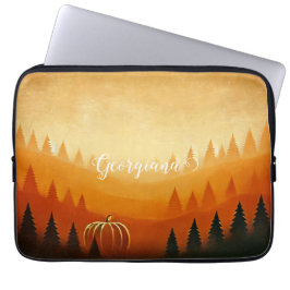 Personlig Pumpkin Harvest Autumnal Harvest Laptop Fodral